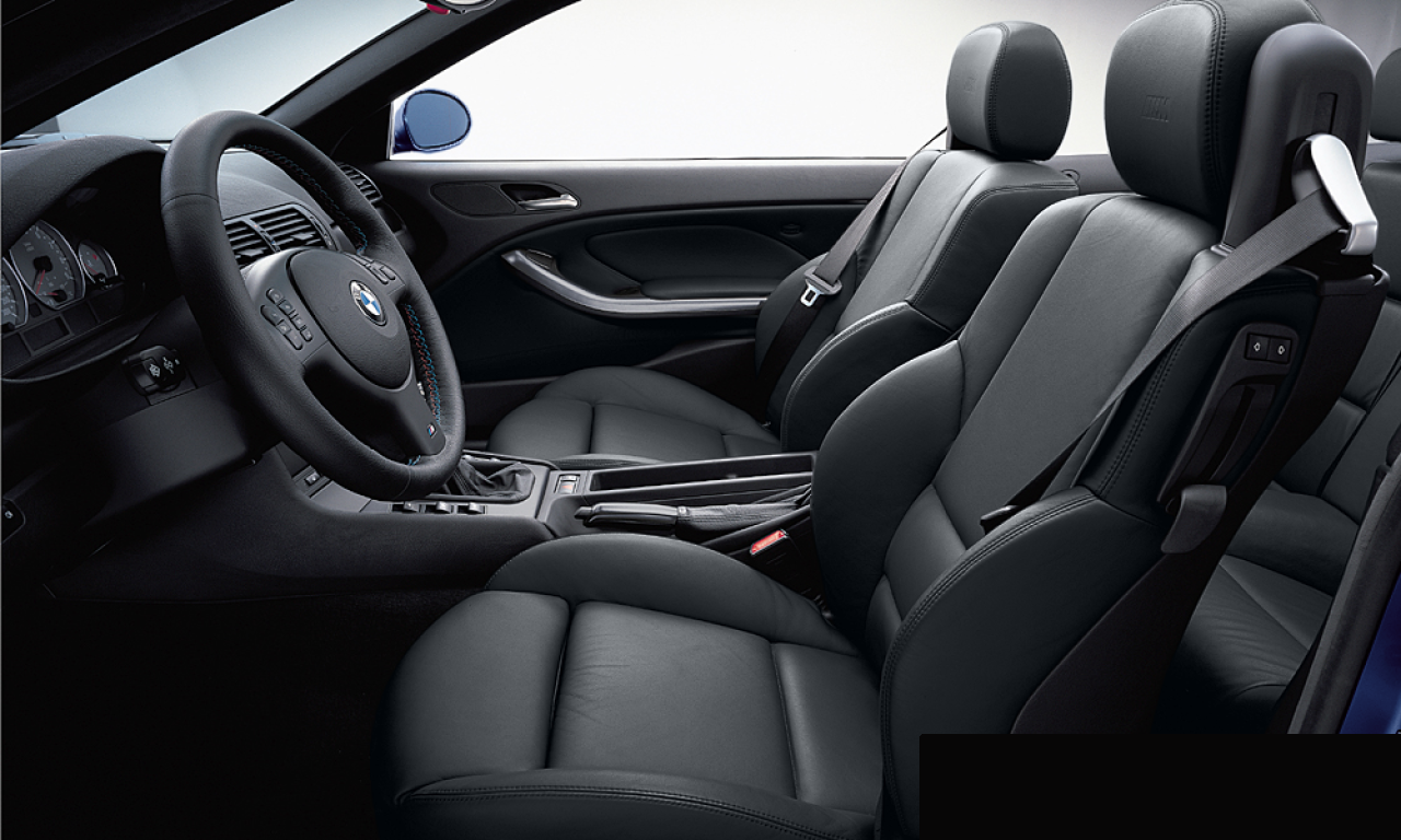 Interior of BMW M3 (E46 (C)), VIN WBSBR91010EX10554