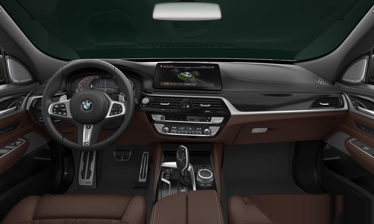 Interior of BMW 630i xDrive (G32 (MUE)), VIN WBA61CC06NCJ37175