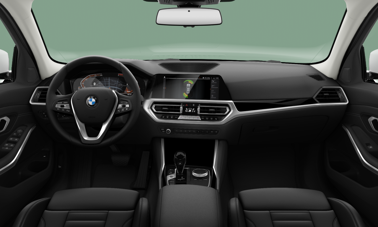 Interior of 2019 BMW 320d (G20), VIN WBA5V510X0FH33897