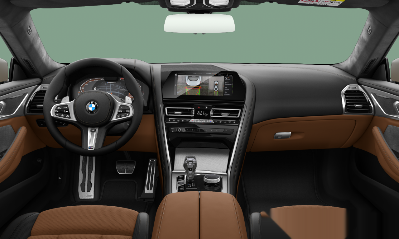 Interior of BMW M850i xDrive (G15), VIN WBABC41000BJ29637