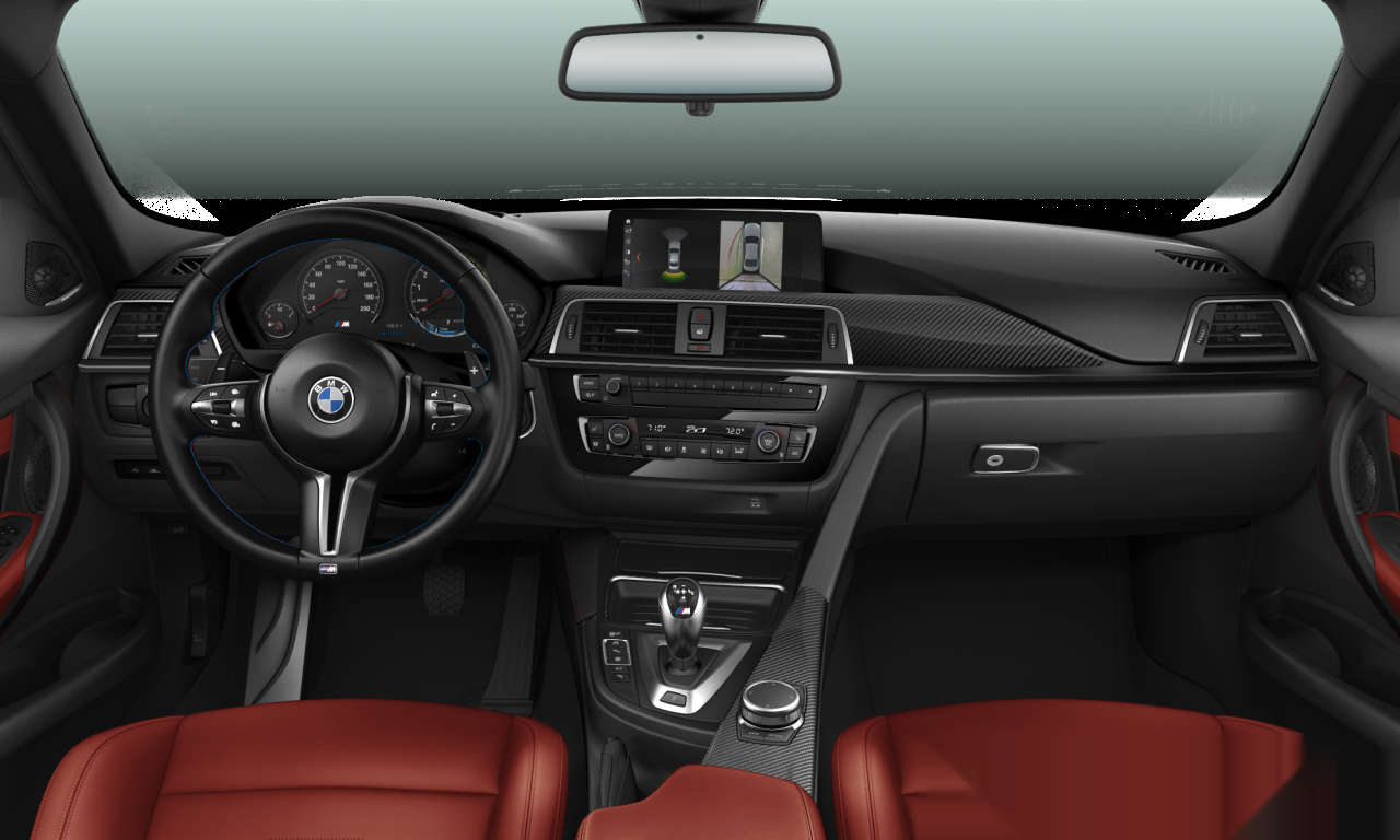 Interior of 2016 BMW M3 (F80 (MUE)), VIN WBS8M9C39H5G85093