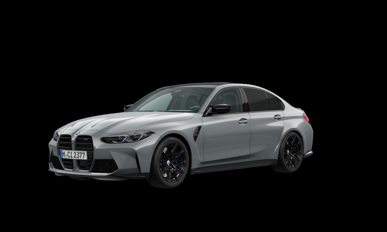 Exterior of 2022 BMW M3 Competition M xDrive (G80), VIN WBS42AY040FP02270