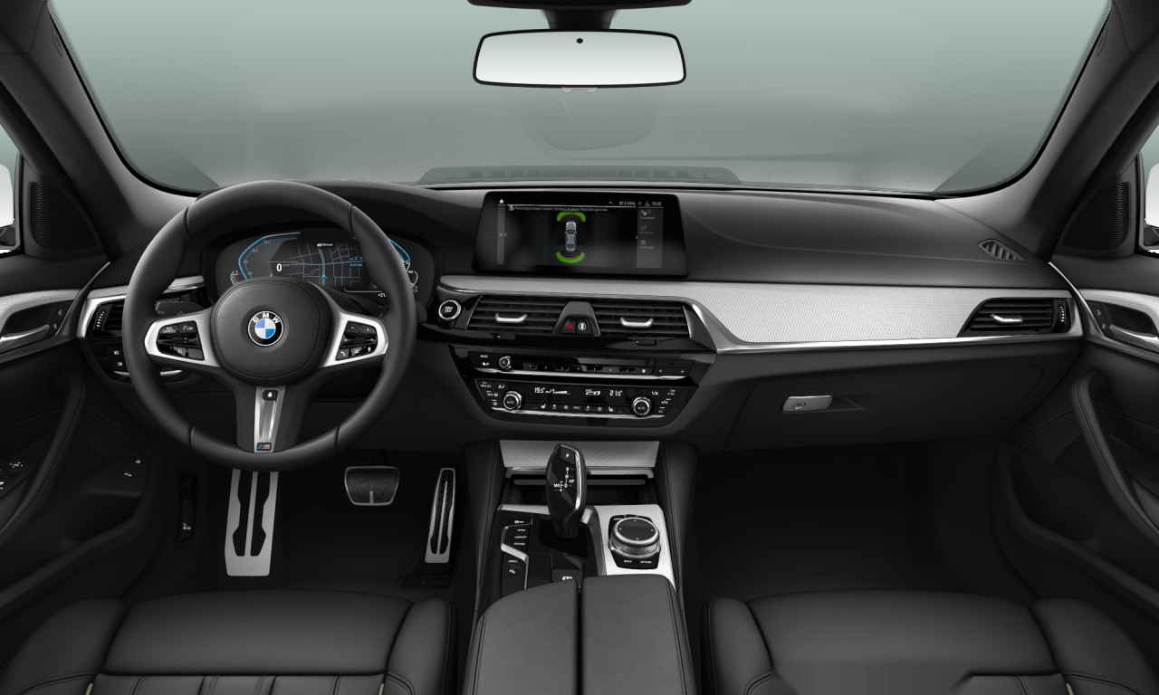 Interior of BMW 530e xDrive iPerformance (G30), VIN WBAJP9100LCE37289