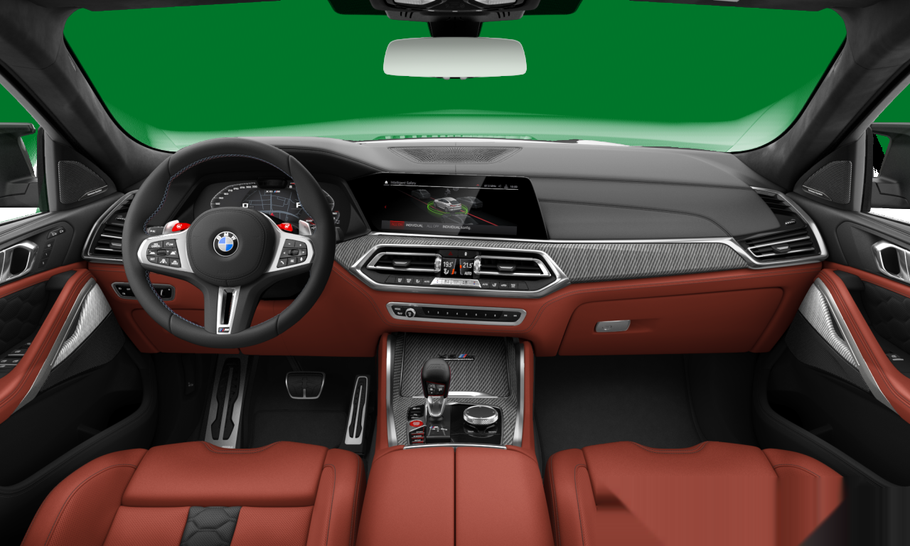 Interior of 2023 BMW X6 M (F96), VIN WBSCY010709R36447