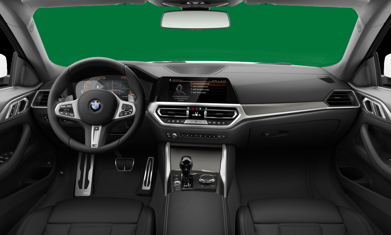 Interior of BMW 430i (G23), VIN WBA21AT010CK89229