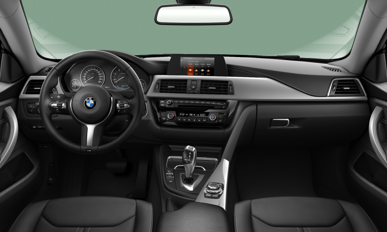 Interior of BMW 420d xDrive (F36 (MUE)), VIN WBA4K51030CF07352