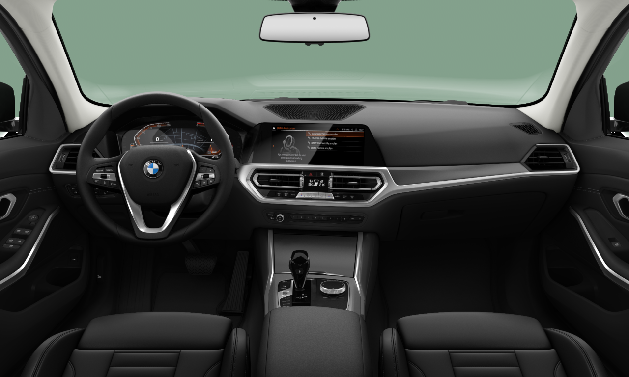 Interior of BMW 320d (G20), VIN WBA5V51010FJ11931