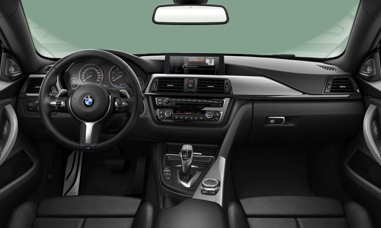 Interior of BMW 430d xDrive (F36), VIN WBA4C31010D666881