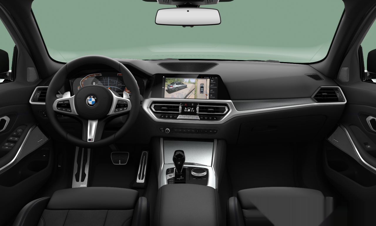 Interior of 2019 BMW 330i (G20), VIN WBA5R11010FH17939