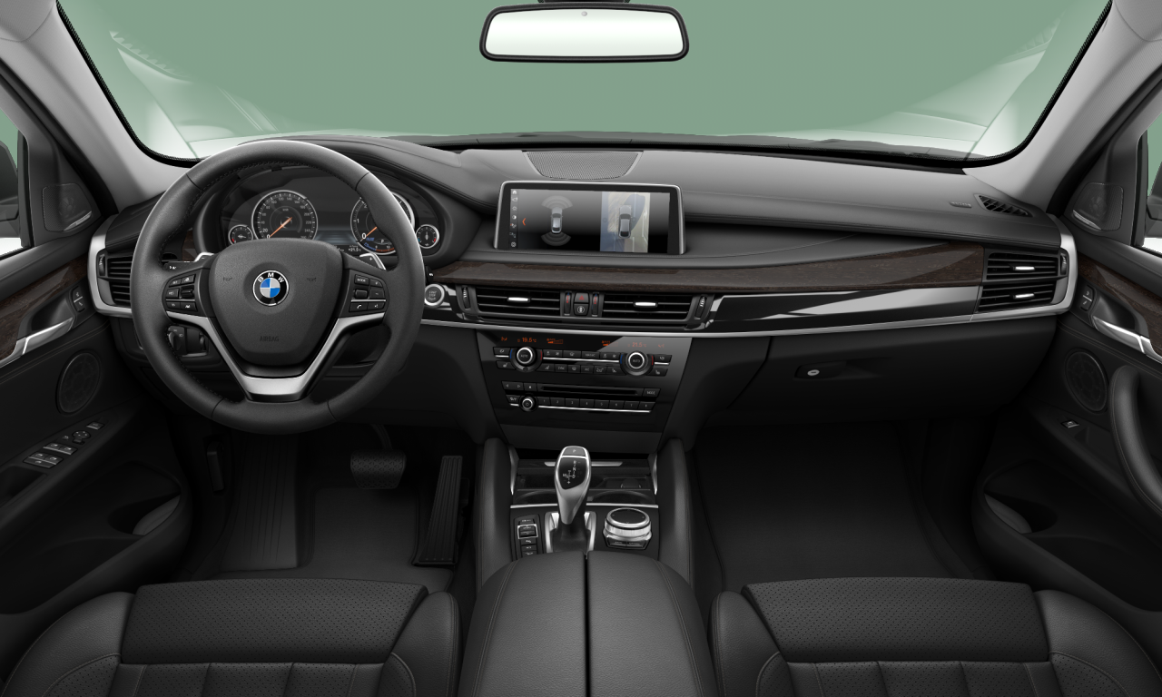 Interior of BMW X6 xDrive30d (F16), VIN WBAKV2100F0N23397