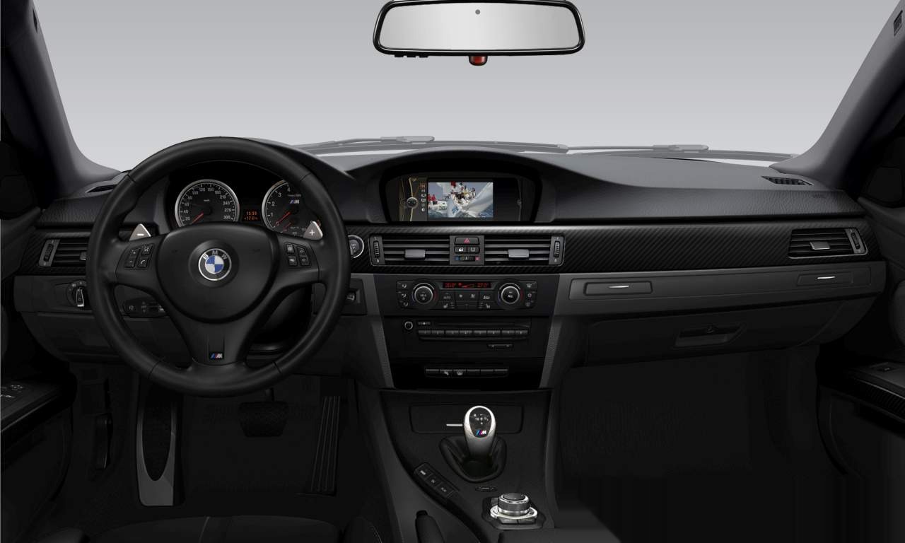 Interior of BMW M3 (Coupe (2 Doors)), VIN WBSKG91090E568928