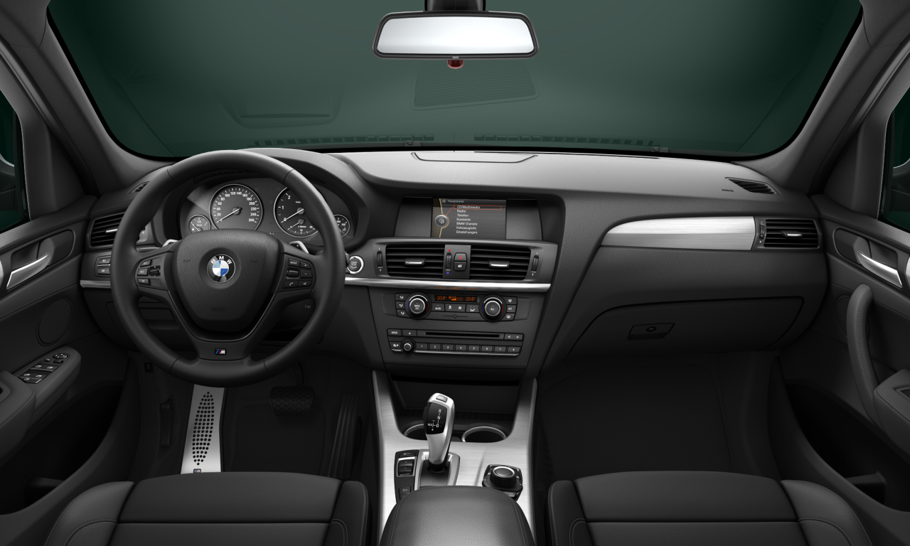Interior of BMW X3 xDrive20d (F25), VIN WBAWY320000H07617