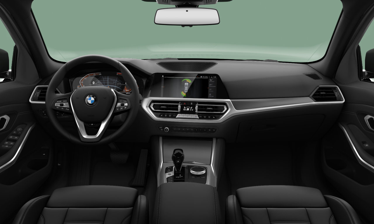 Interior of 2019 BMW 318d (G20), VIN WBA5V31040AK88796