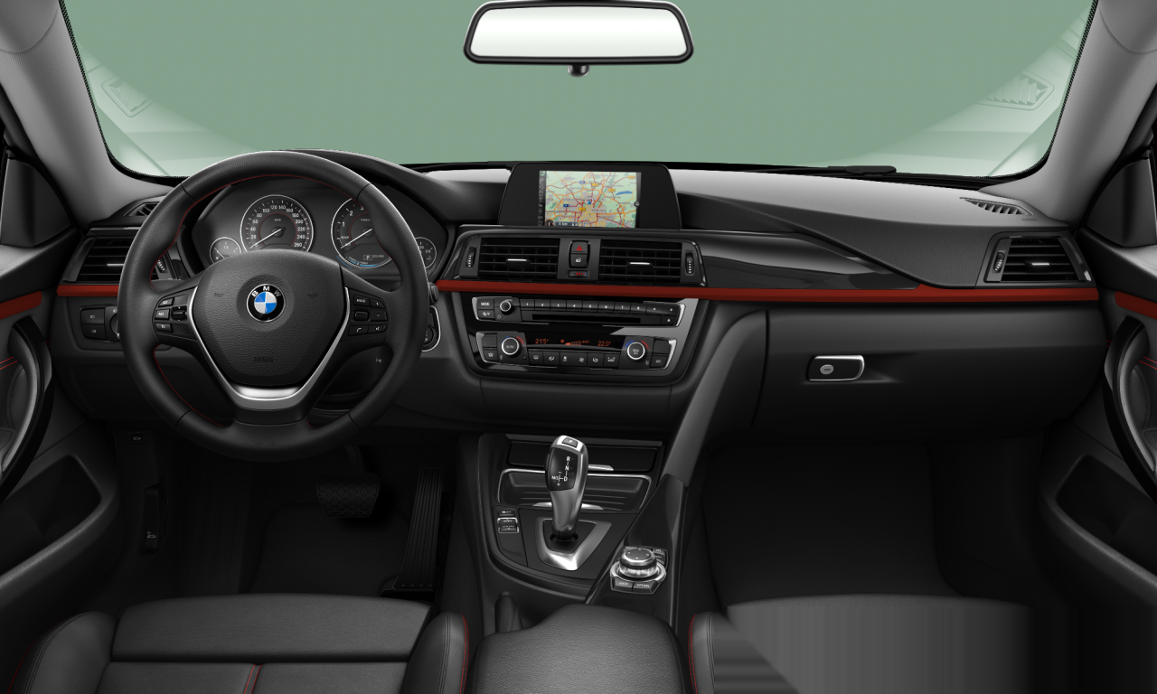 Interior of 2014 BMW 420i (F36), VIN WBA4A11050D401665