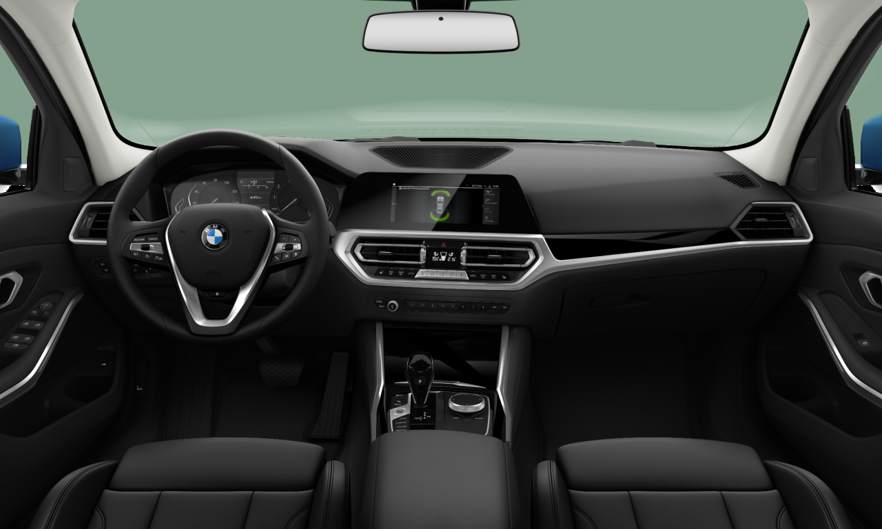 Interior of BMW 318d (G20), VIN WBA5V380508B48613