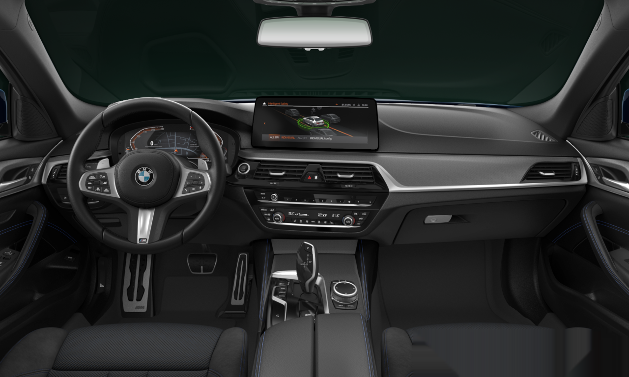 Interior of BMW 530d xDrive (G30 (MUE)), VIN WBA31AH050CJ35037