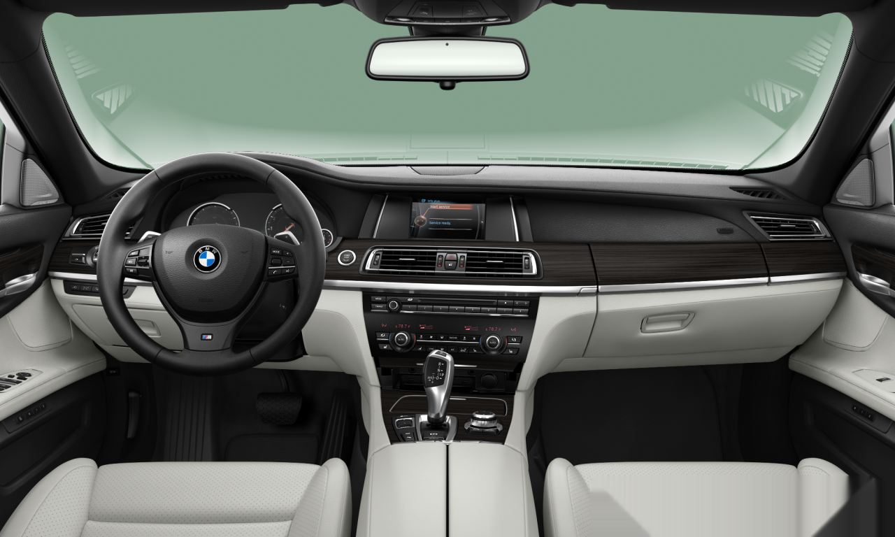 Interior of BMW 740Li (F02 (MUE)), VIN WBAYE4C53FD947471