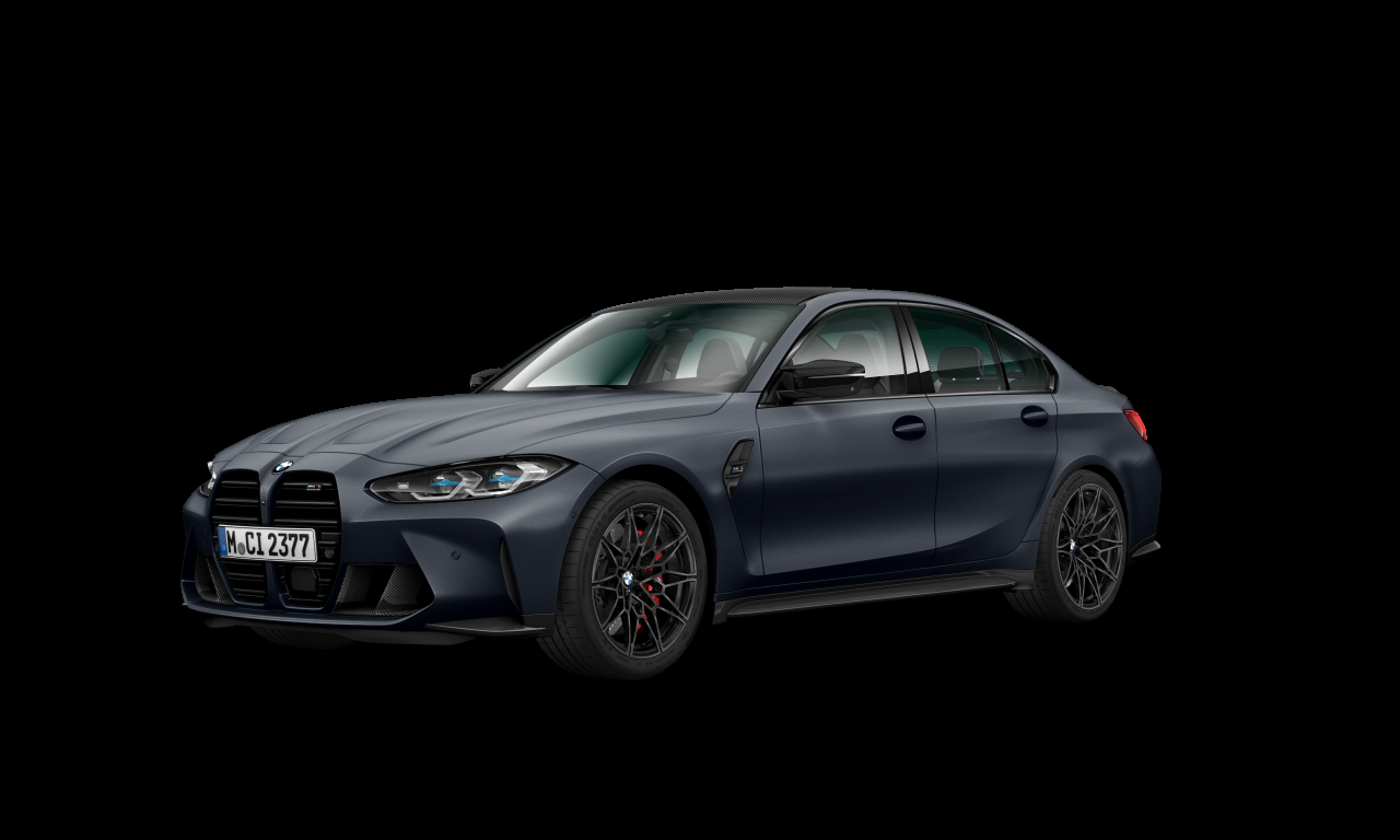Exterior of 2021 BMW M3 Competition M xDrive (G80), VIN WBS42AY050FL76057
