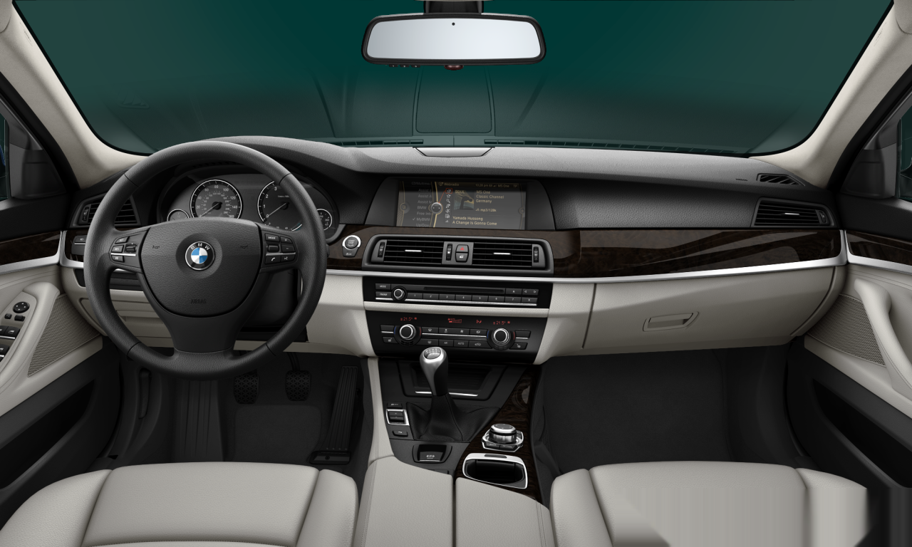 Interior of 2012 BMW 528i xDrive (F10), VIN WBAXH5C57DDW13837