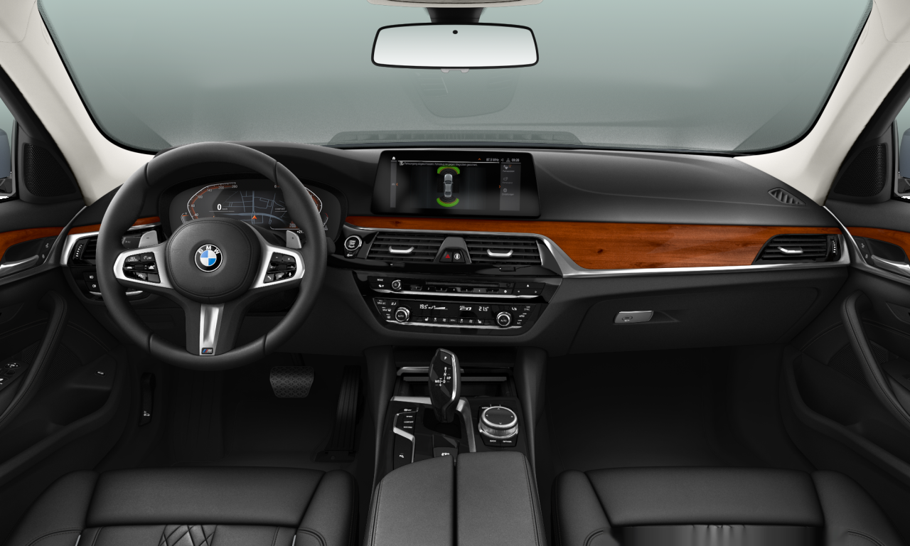 Interior of 2019 BMW 520d xDrive (G30), VIN WBA31DW010CD83874