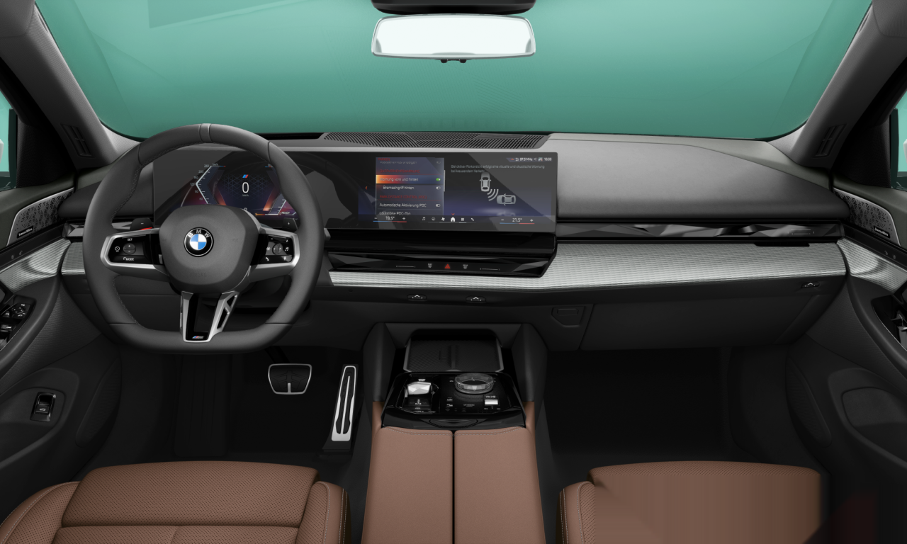 Interior of 2025 BMW 530i xDrive (G60), VIN WBA51FJ06TCW13552