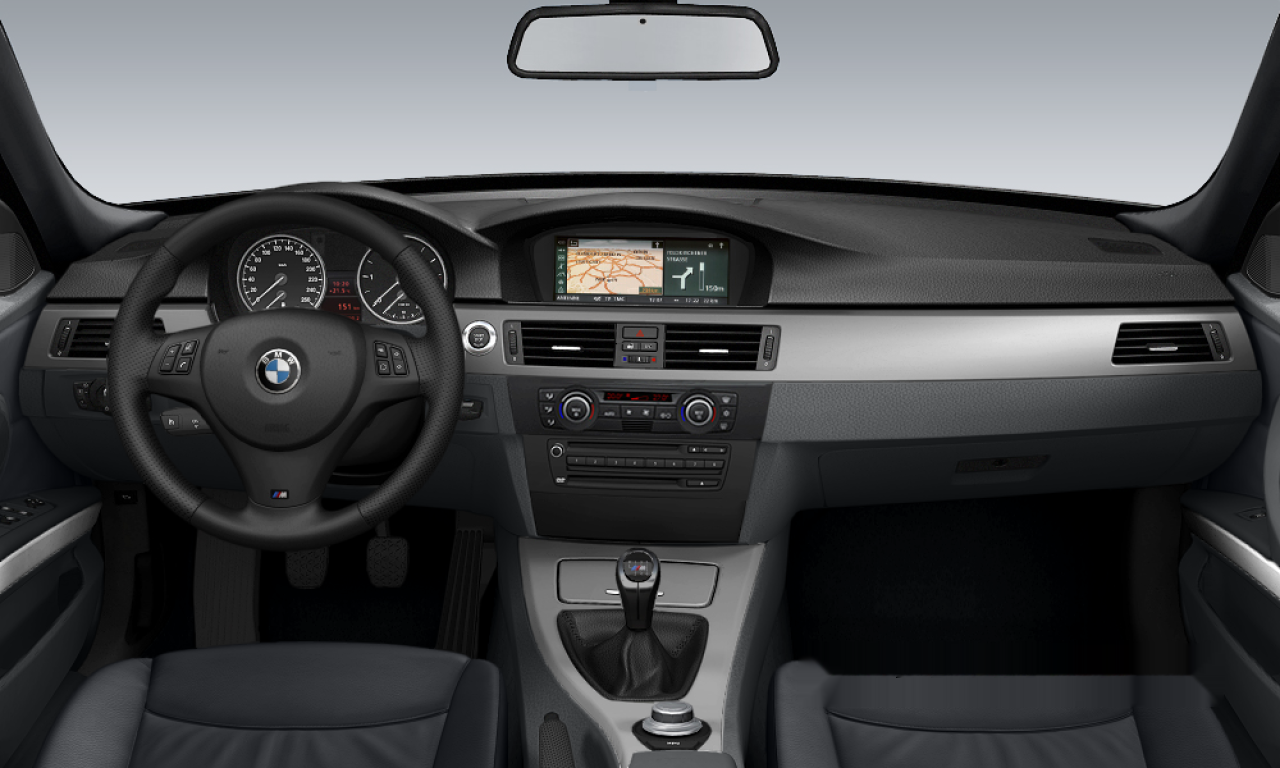 Interior of 2007 BMW 320d (E91), VIN WBAVU51000A302482