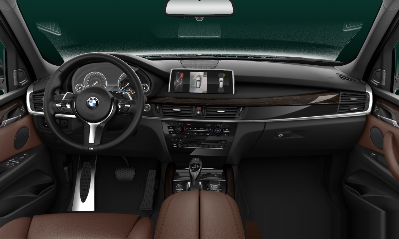 Interior of BMW X5 xDrive35i (F15), VIN 5UXKR0C50J0Y01243