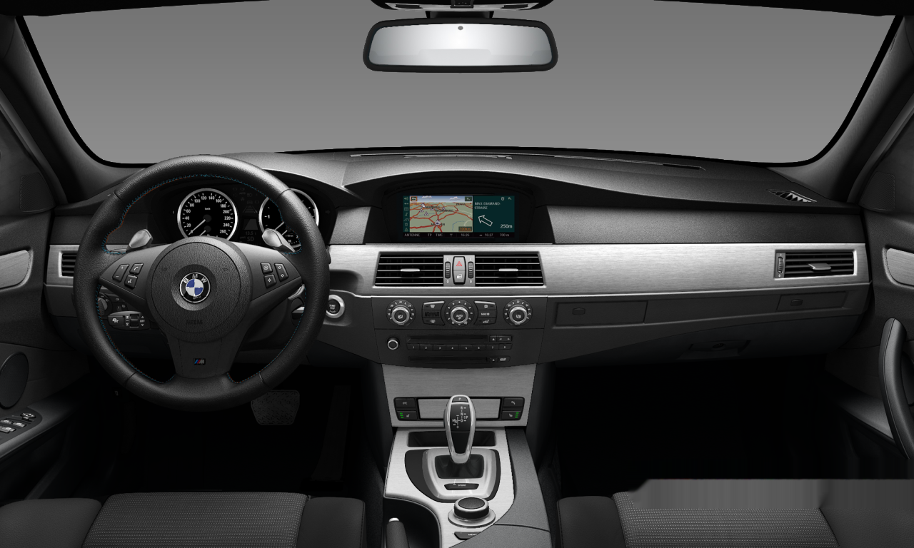 Interior of 2007 BMW 530d (E60 (MUE)), VIN WBANX71050CS62021