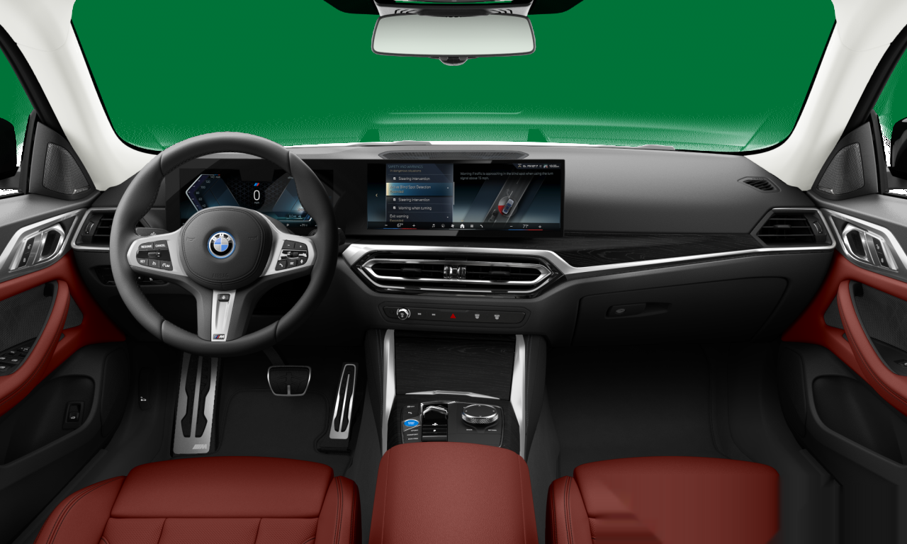 Interior of BMW i4 eDrive40 (G26), VIN WBY73AW06PFN95400