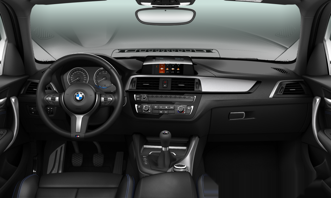 Interior of 2019 BMW 116i (F20 (MUE)), VIN WBA2R110805N14827