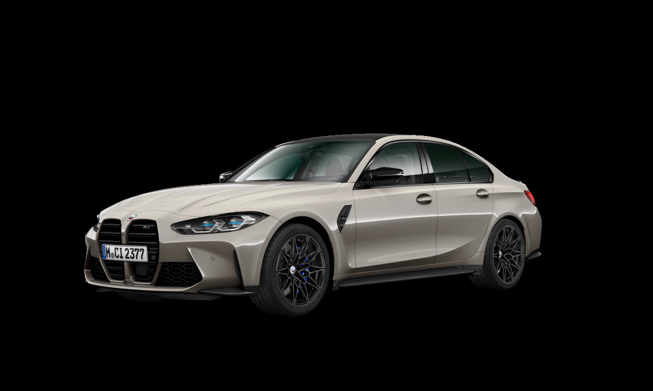Exterior of 2022 BMW M3 Competition M xDrive (G80), VIN WBS42AY050FM93914