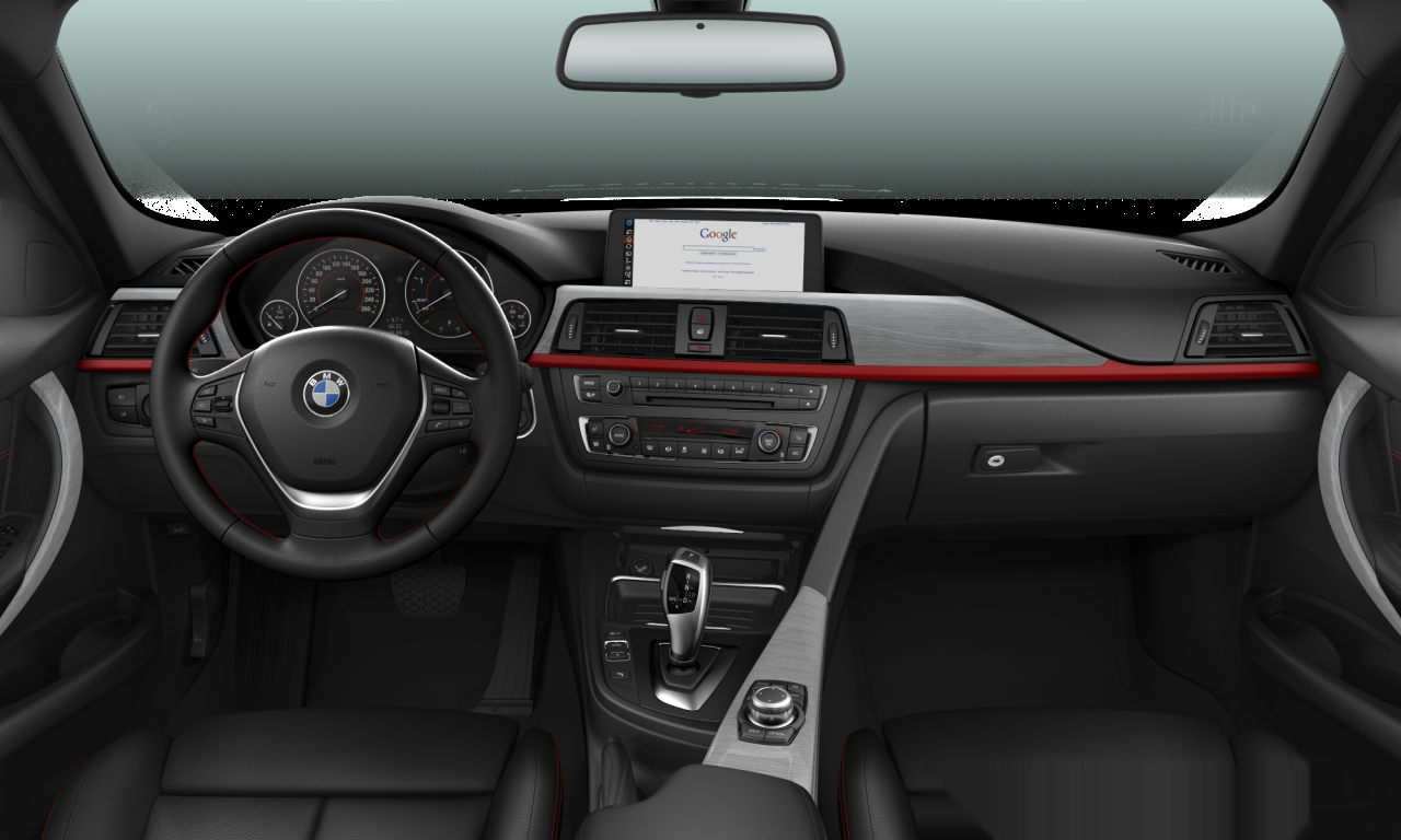 Interior of 2012 BMW 320d (F30), VIN WBA3D310X0F249563