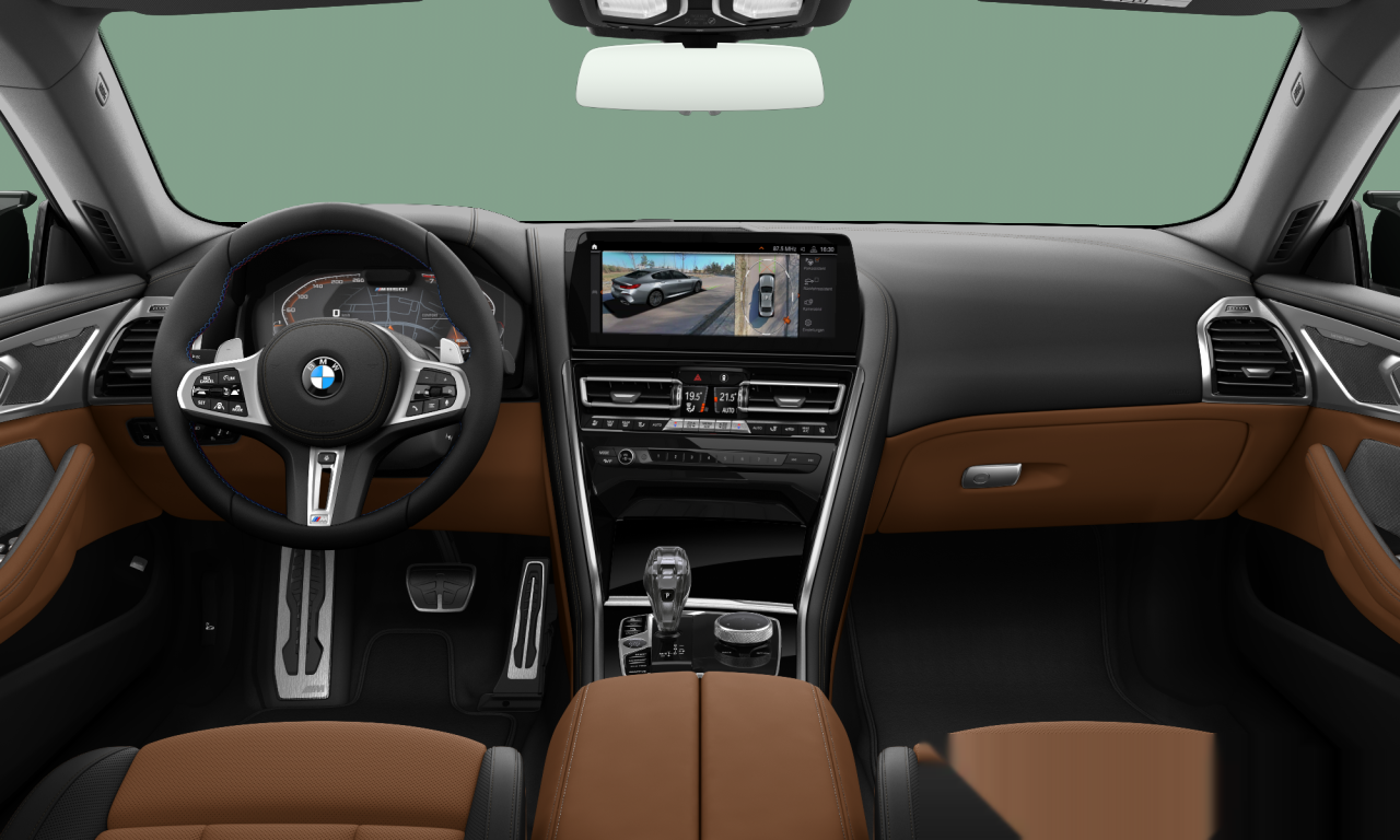 Interior of 2022 BMW M850i xDrive (G16), VIN WBAGV8101PCL20897
