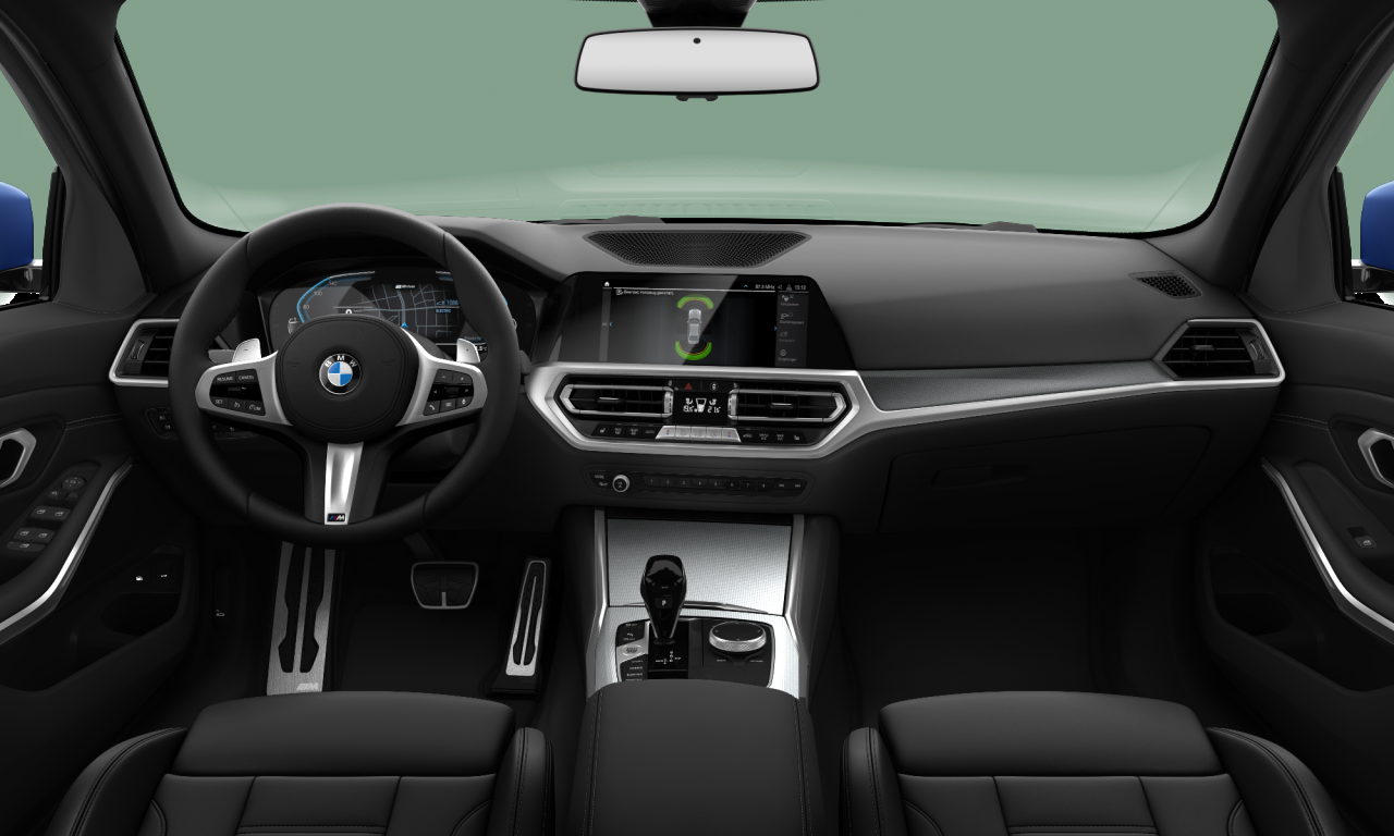 Interior of 2019 BMW 330e (G20), VIN WBA5X72010FH78375