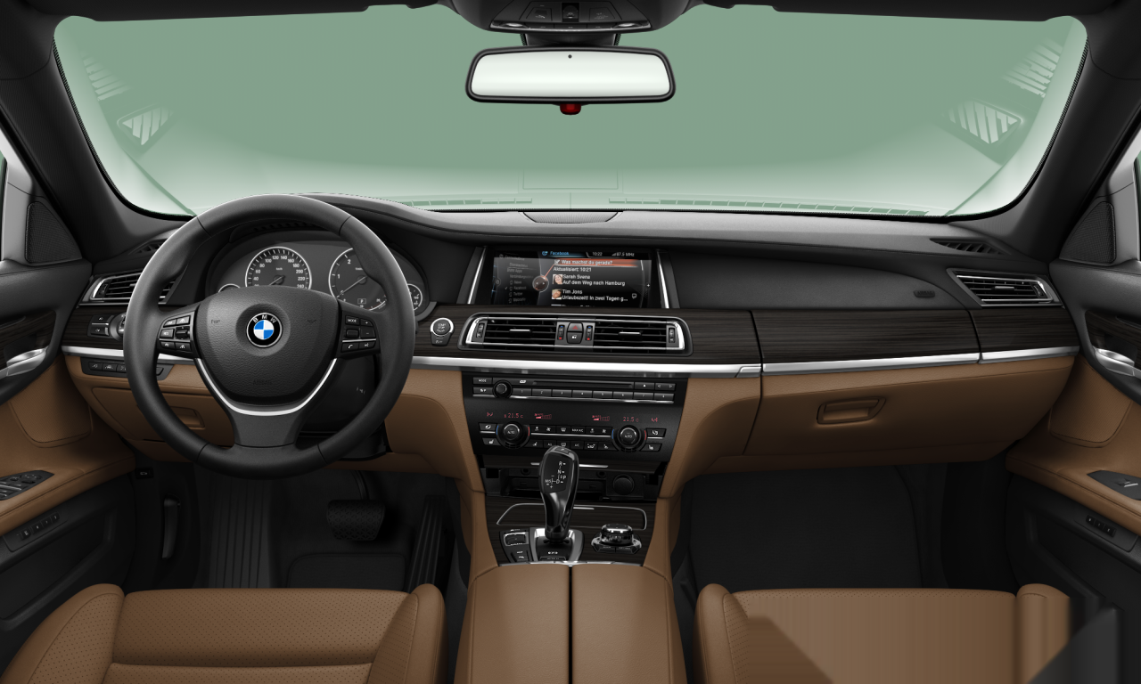 Interior of BMW 730Ld (F02 (MUE)), VIN WBAYG41010DE81146