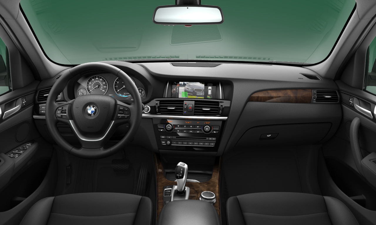 Interior of BMW X3 xDrive28i (F25), VIN 5UXWX9C57E0D42524