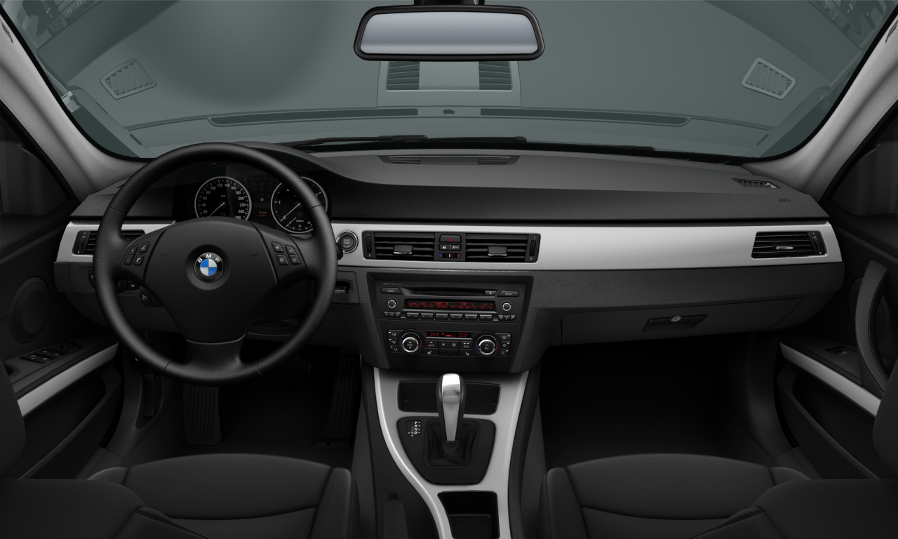 Interior of 2009 BMW 323i (E90 (MUE)), VIN WBAPG7C5XAA641868