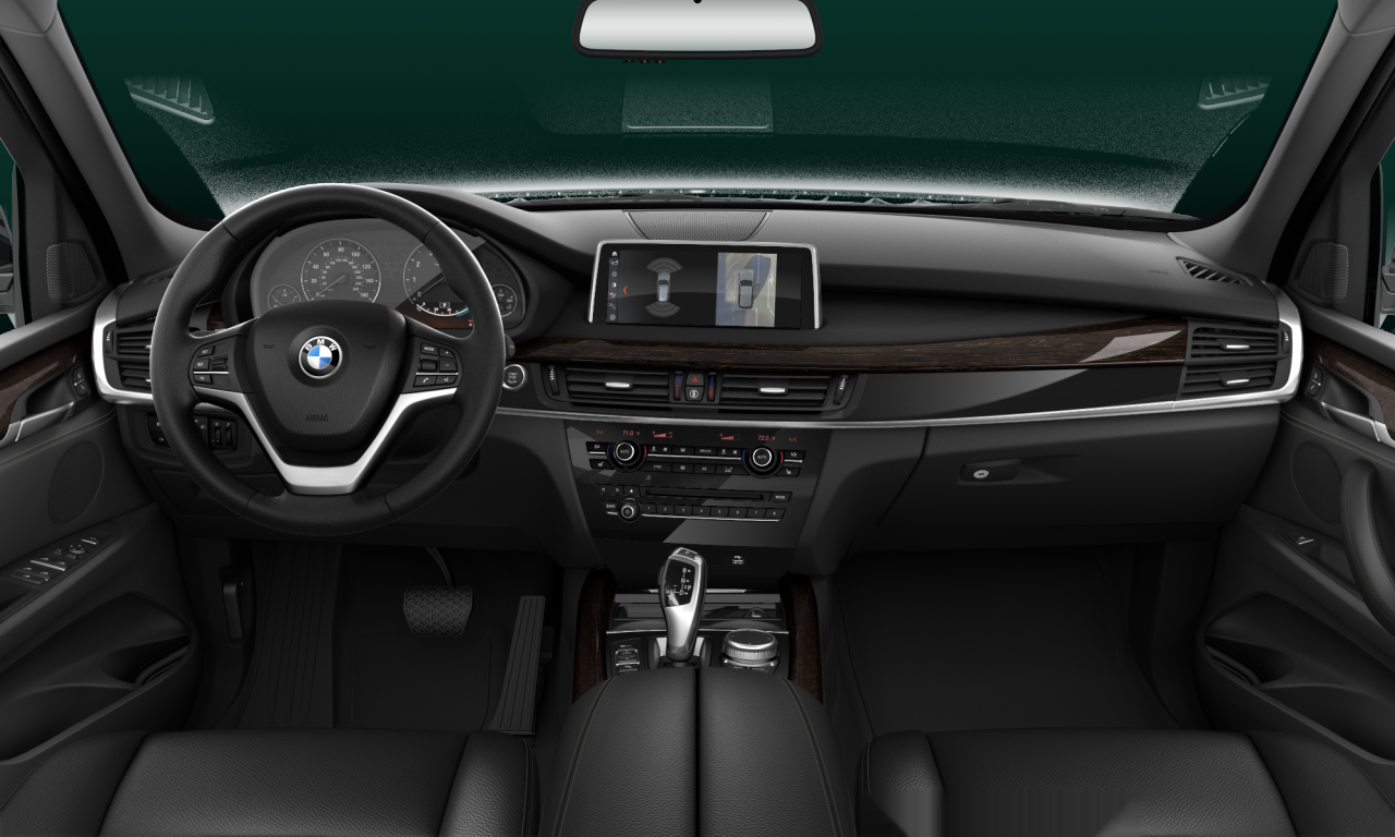 Interior of BMW X5 xDrive35i (F15), VIN 5UXKR0C36H0V82443