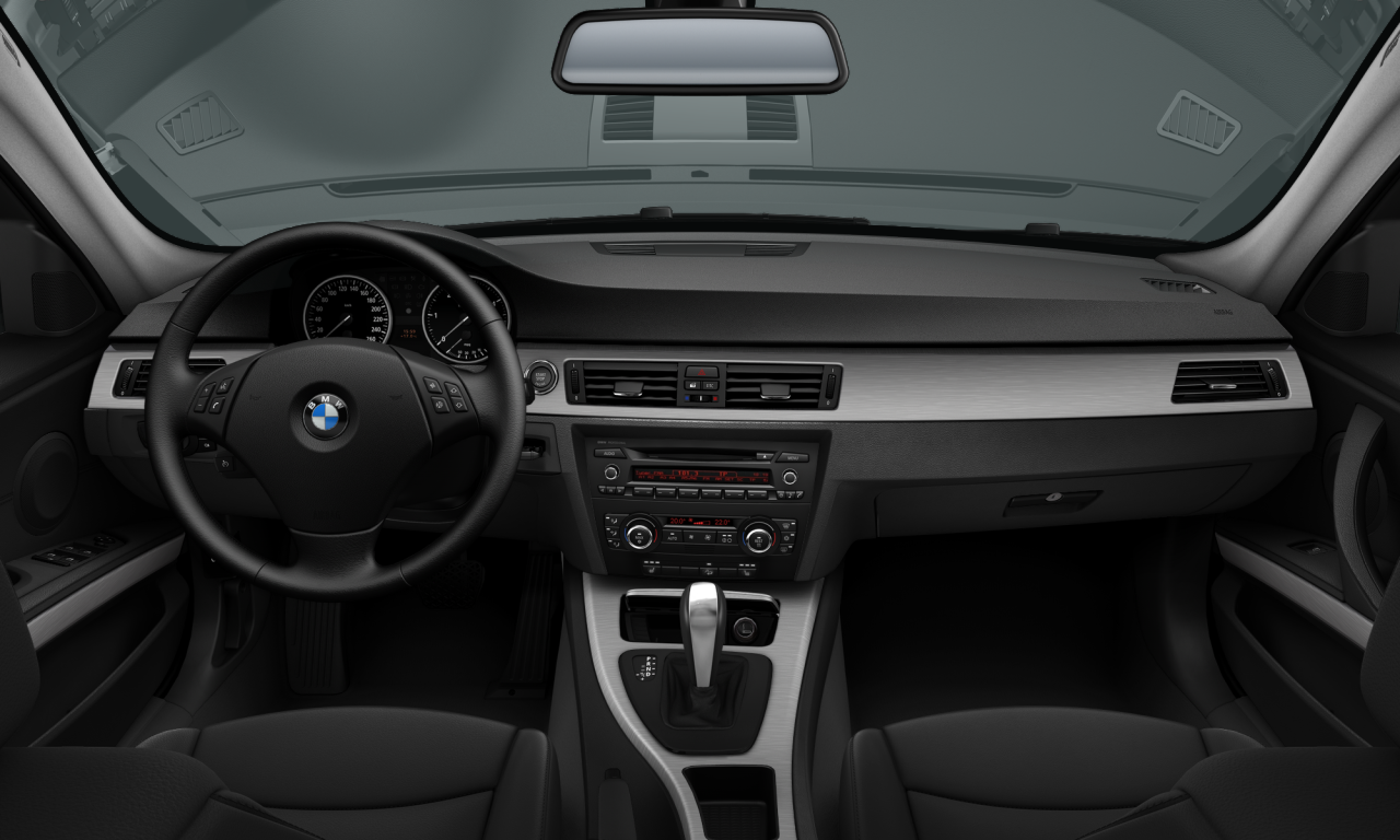 Interior of 2009 BMW 328xi (Sedan (4 Doors)), VIN WBAPK53529A509945