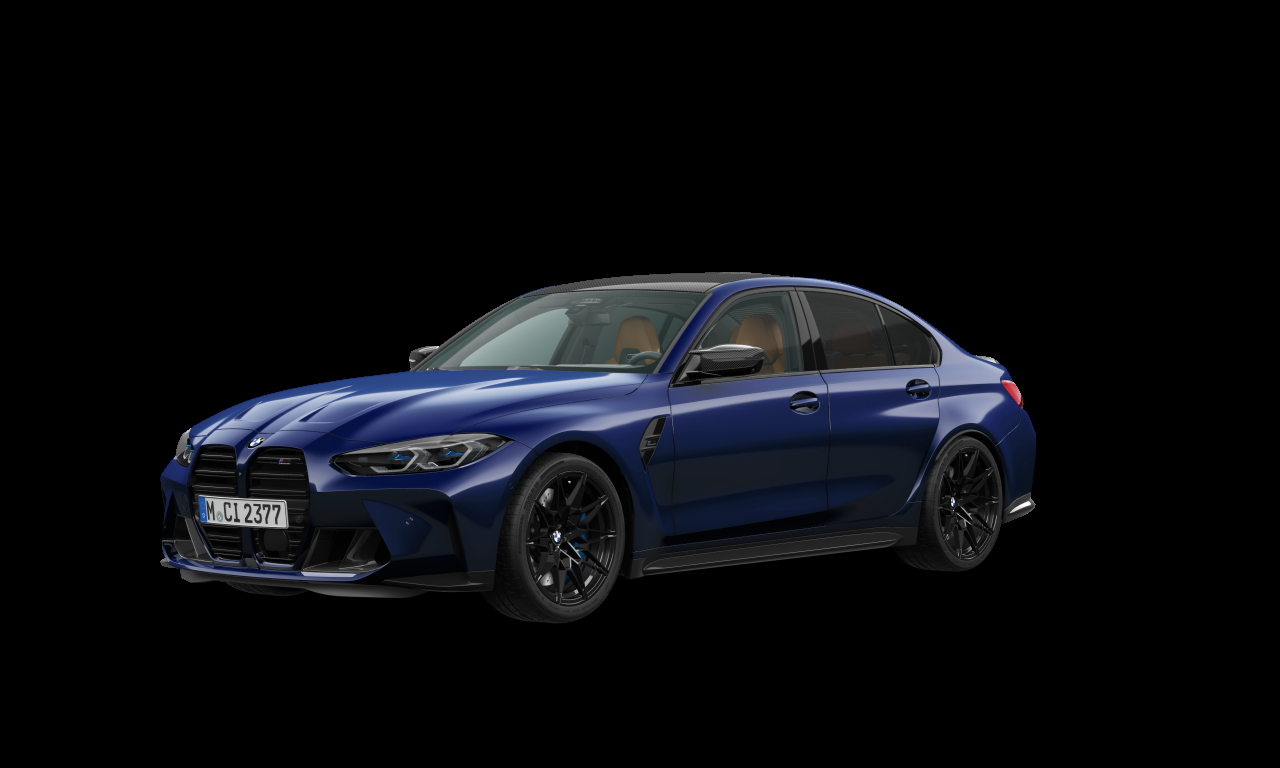 Exterior of 2023 BMW M3 Competition M xDrive (G80), VIN WBS42AY030FR77919