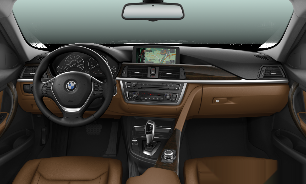 Interior of BMW 328i (Sedan (4 Doors)), VIN WBA3A5C54CF346517