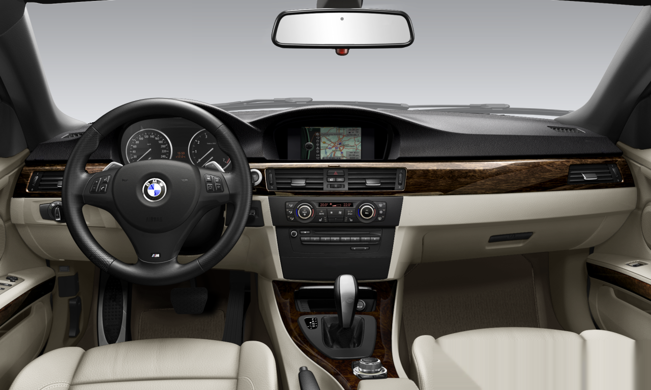 Interior of BMW 325i (E93 (MUE)), VIN WBADW52040E421097
