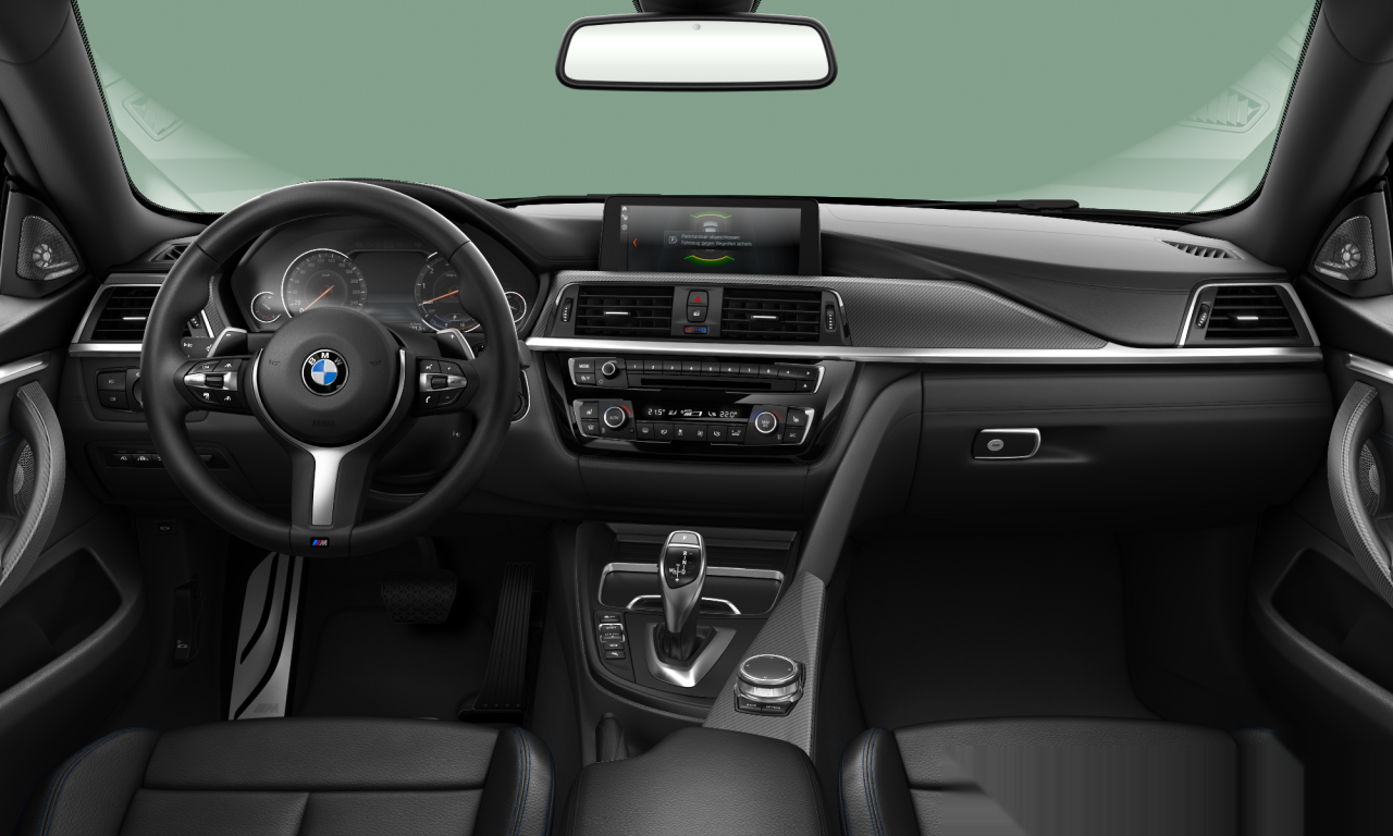 Interior of 2017 BMW 440i (F36 (MUE)), VIN WBA4J52070BE91888