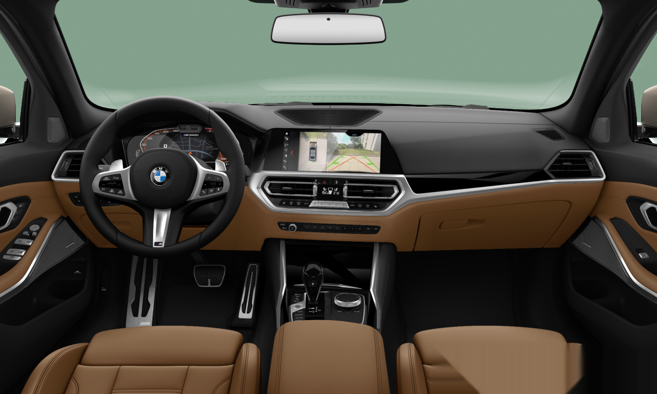 Interior of 2020 BMW M340i xDrive (G20), VIN WBA5U92020FJ80197