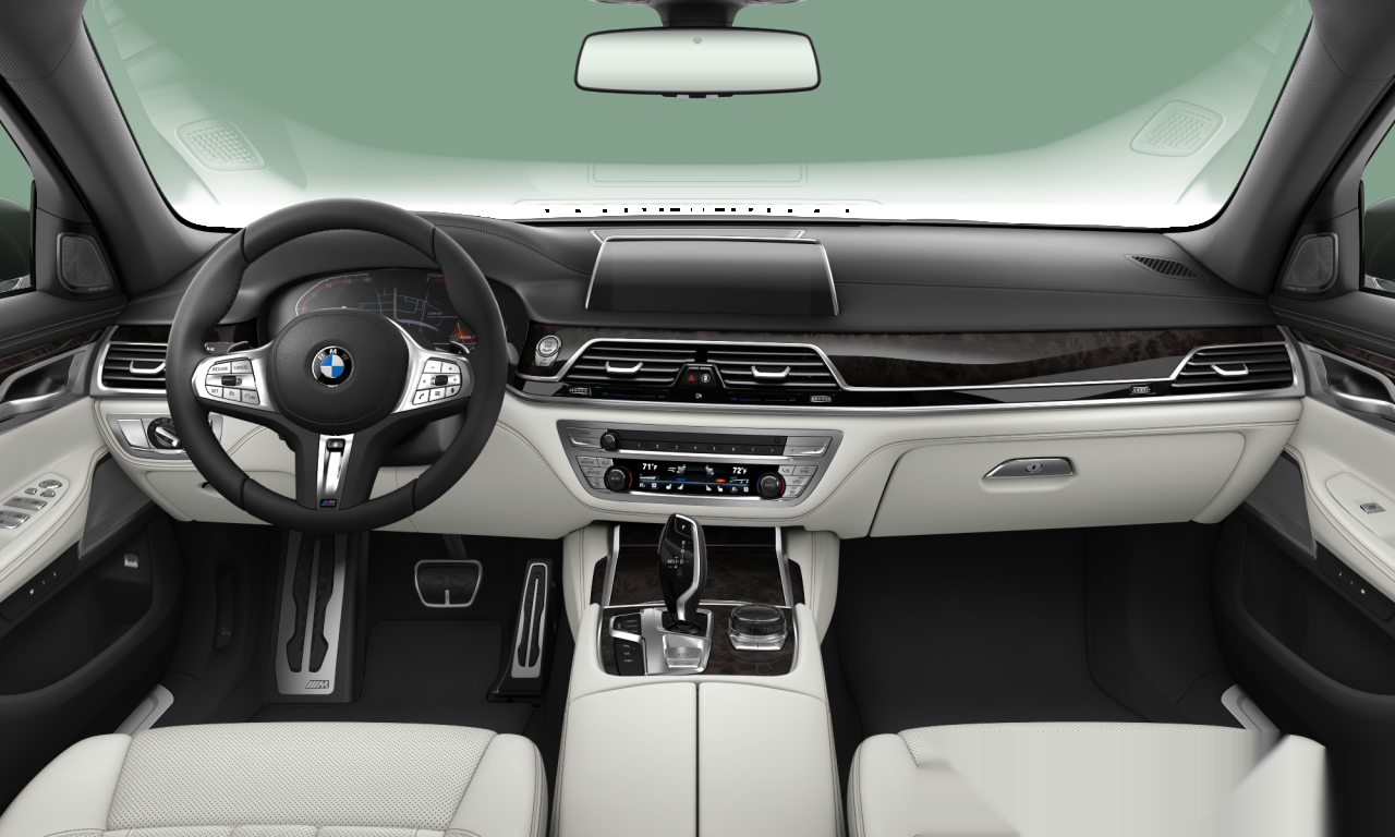 Interior of 2020 BMW 740Li (G12 (MUE)), VIN WBA7T2C04MCE74647