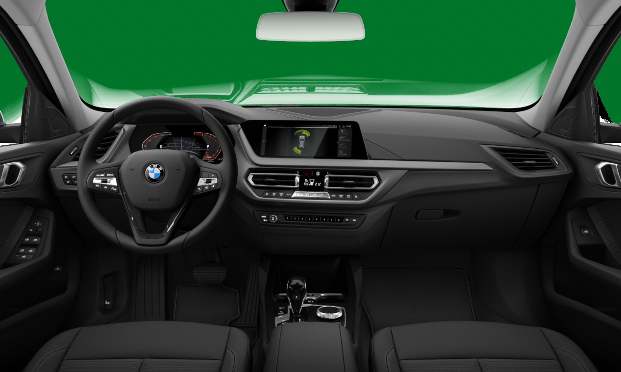 Interior of BMW 118i (F40), VIN WBA7K310907M64269