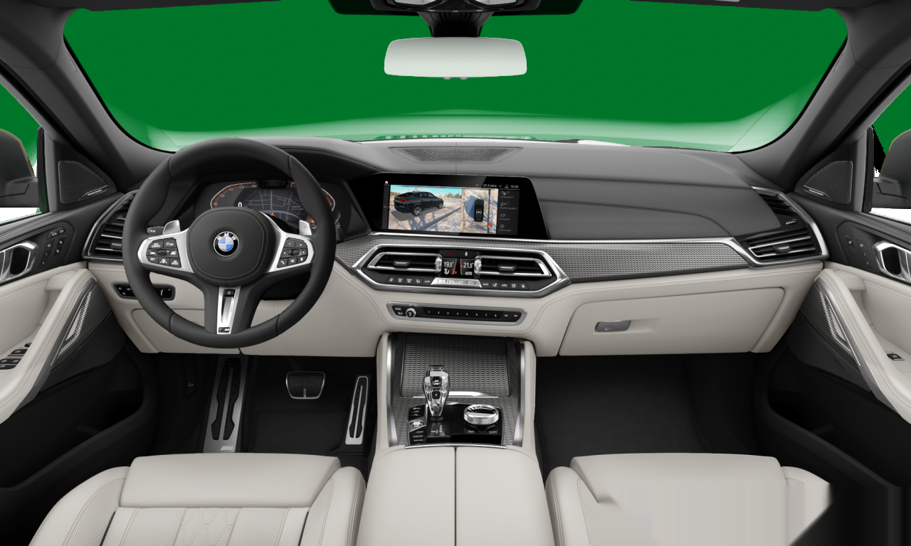 Interior of BMW X6 xDrive40i (G06), VIN WBACY610809P57163
