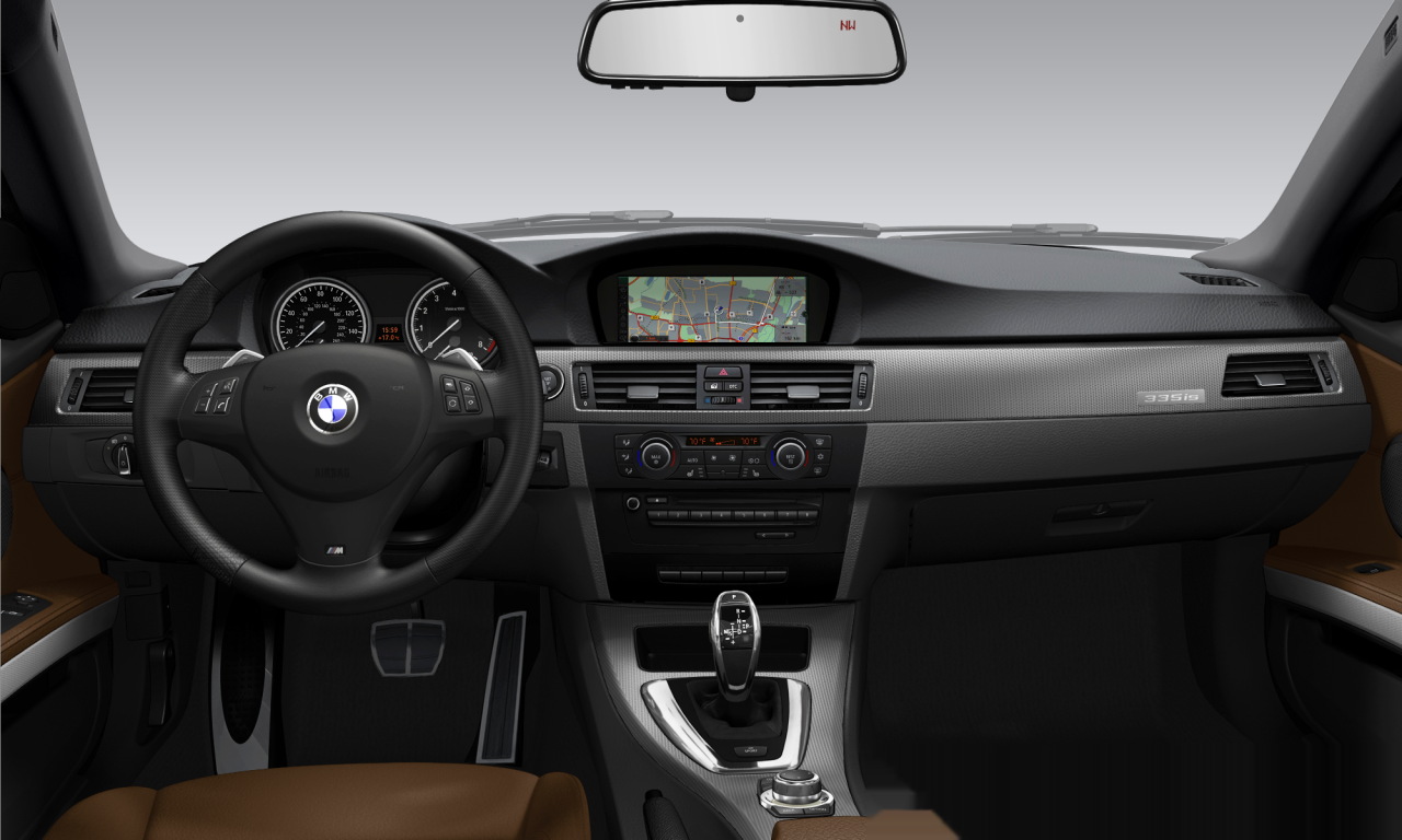 Interior of BMW 335is (E92 (MUE)), VIN WBAKG1C50BE617791