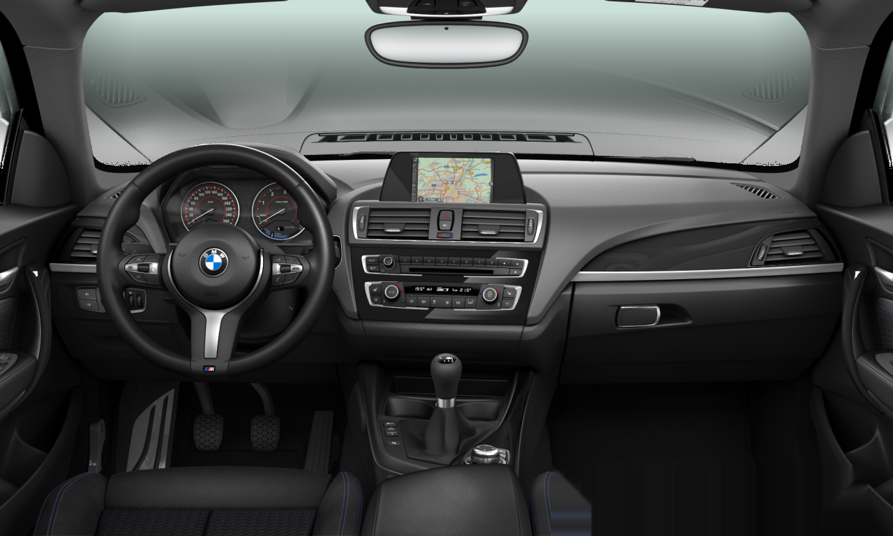 Interior of BMW 116d (F21 (MUE)), VIN WBA2P310205D57574