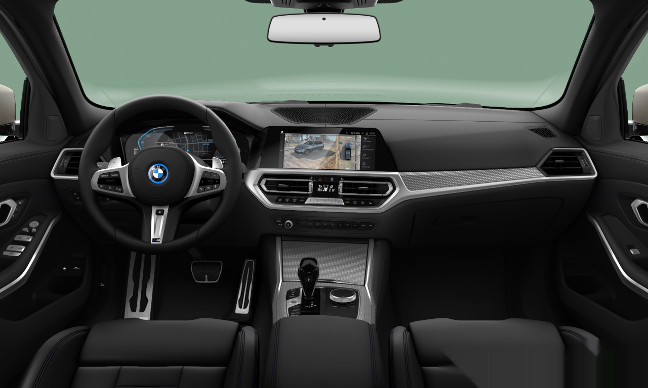 Interior of BMW 330e xDrive (G21), VIN WBA6N7105NFL79209